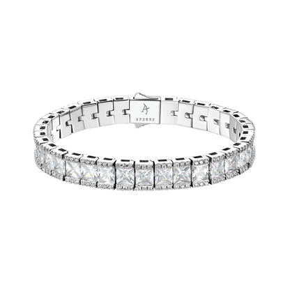 8mm Mosaic Tennis Bracelet