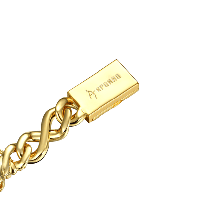 Infinity 12mm Two-tone Snake Shape Bracelet