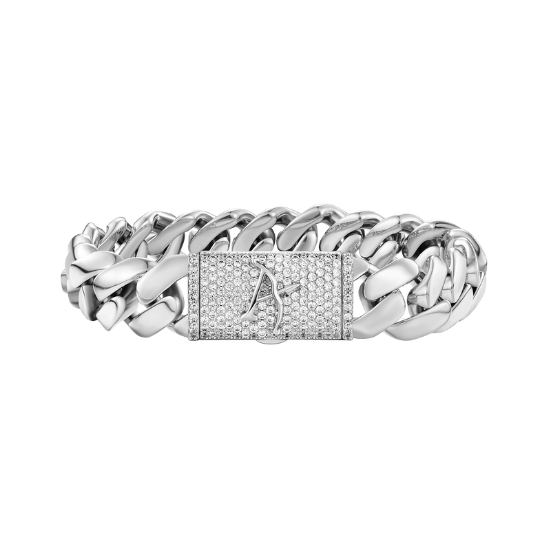 12mm Solid Miami Cuban Bracelet - Cuban Link Bracelet - APORRO