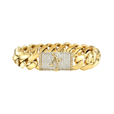 Solid Miami Cuban Bracelet - 12mm