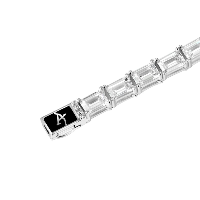 4mm Emerald Cut Tennis Bracelet - APORRO HIP HOP JEWELRY - APORRO