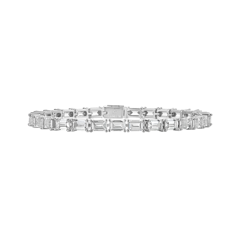 4mm Emerald Cut Tennis Bracelet - APORRO HIP HOP JEWELRY - APORRO