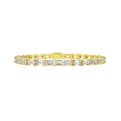 Emerald Cut Tennis Bracelet - 4mm