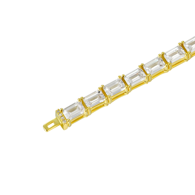 Emerald Cut Tennis Bracelet - 4mm