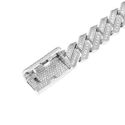 Bracelet collier personnalisé avec nom à griffes rondes Halo