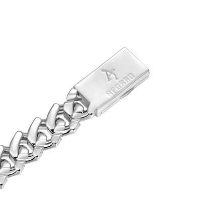 Bracelet collier personnalisé avec nom à griffes rondes Halo