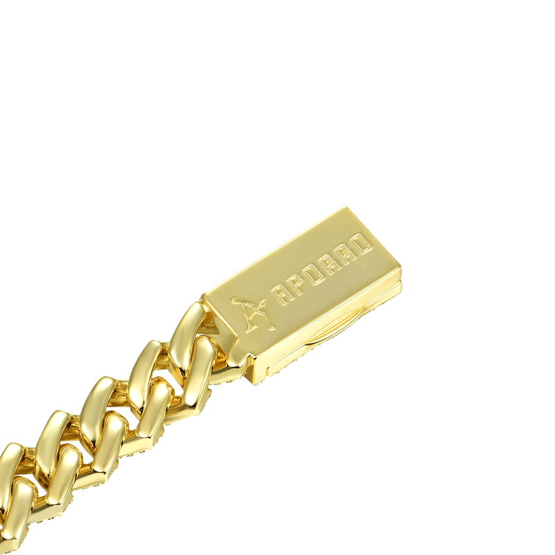 Round Cut Prong Cuban Link Bracelet - Luxury Jewelry 2024 - APORRO