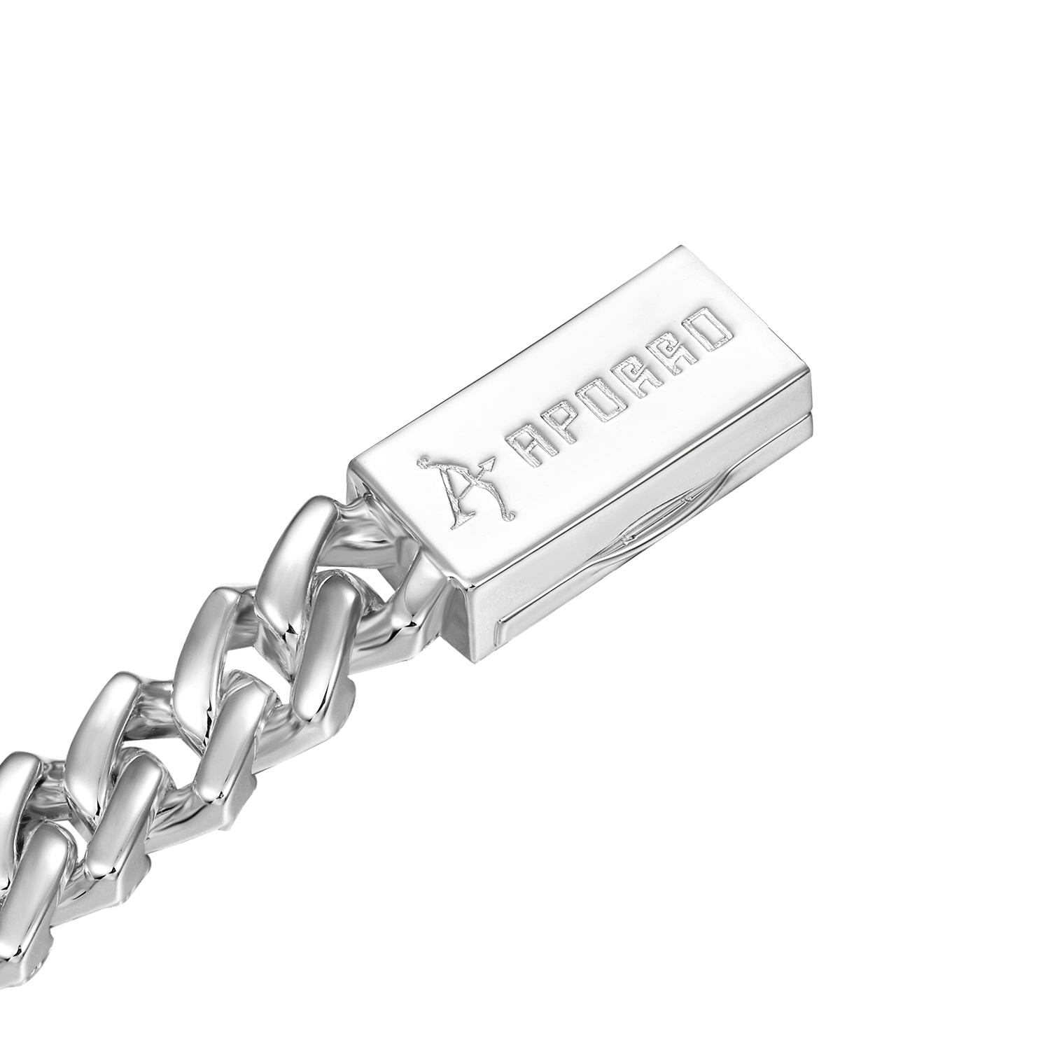 Emerald Cut Prong Cuban Link Bracelet - 10mm