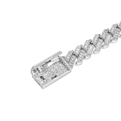 Custom Emerald Cut Prong Bracelet