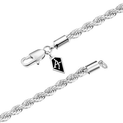 Conjunto de pulseras en capas de cuerda cubana & de Miami