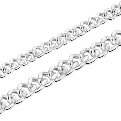 Paquete de pulseras de eslabones cubanos de Miami