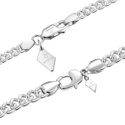 Paquete de pulseras de eslabones cubanos de Miami