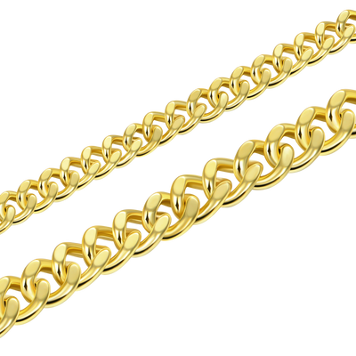Paquete de pulseras de eslabones cubanos de Miami