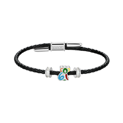 APORRO X COOGI Koala Adjustable Leather Bracelet - 3mm
