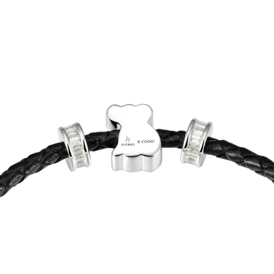 APORRO X COOGI Koala Adjustable Leather Bracelet - 3mm