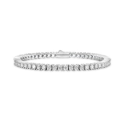 Octagon Mix & Iced Tennis Bracelet Set