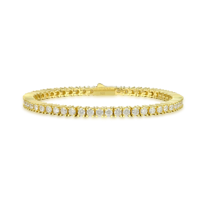 Octagon Mix & Iced Tennis Bracelet Set