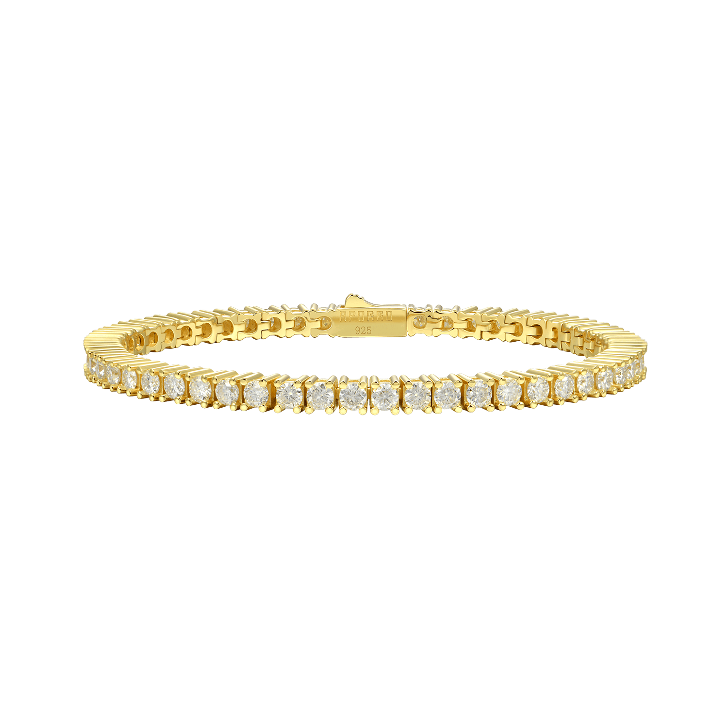 Moissanite Iced Tennis Bracelet - 3mm