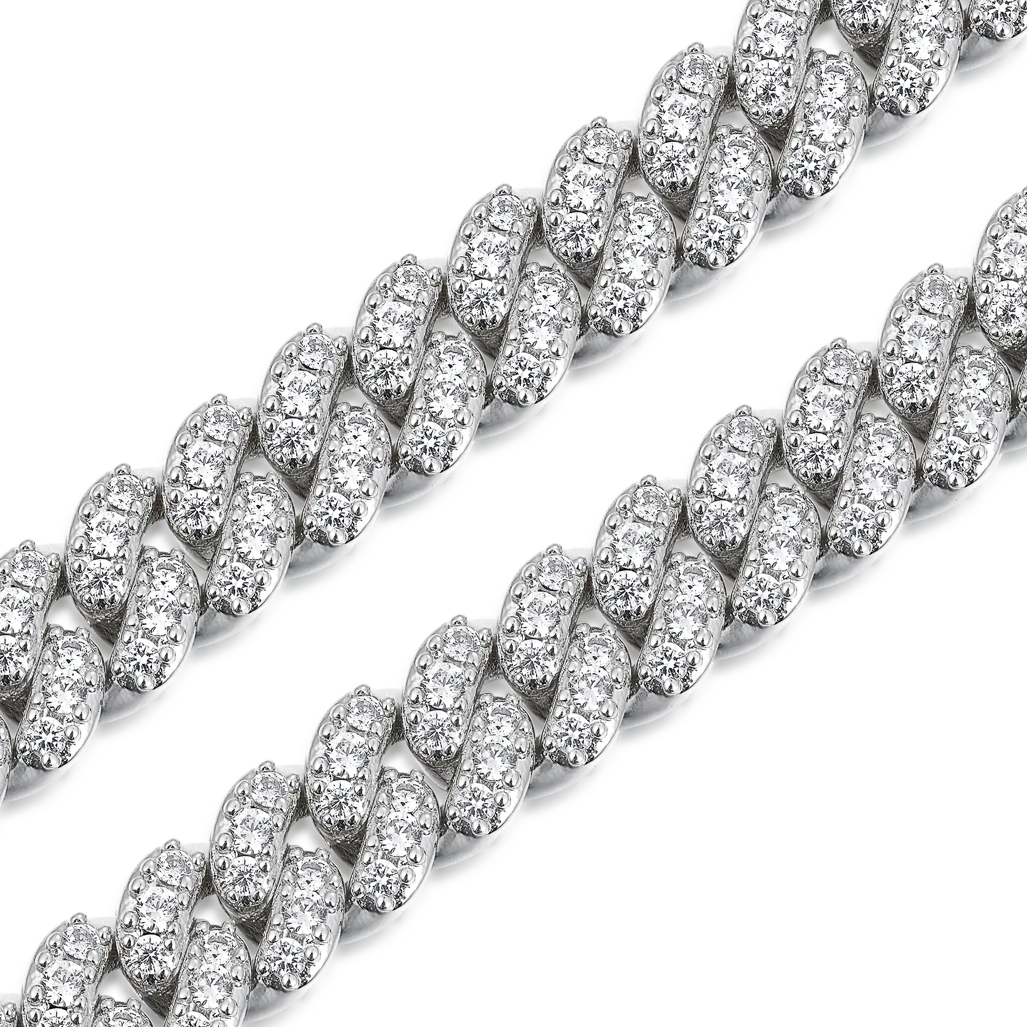 Round Cut Cuban Link Bracelet - 6mm