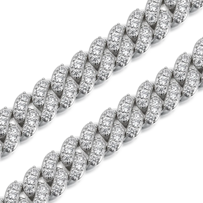 Round Cut Cuban Link Bracelet - 6mm