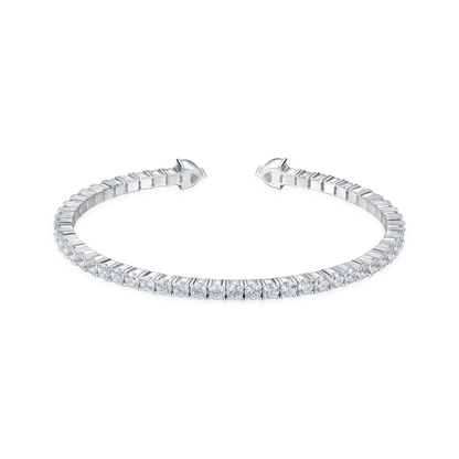 Multiple Spring Tennis Bangle Bracelet