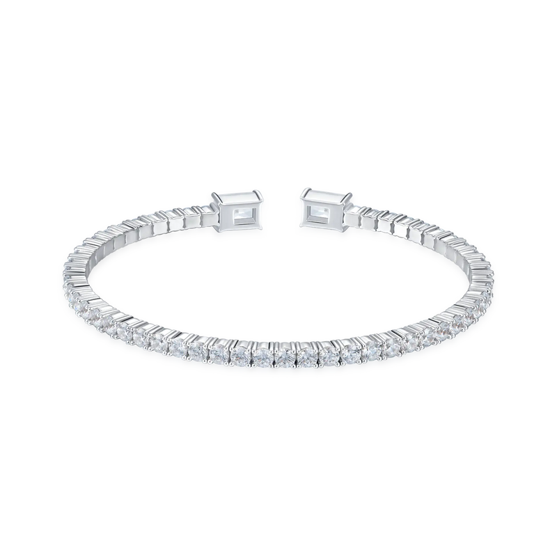 Multiple Spring Tennis Bangle Bracelet - APORRO