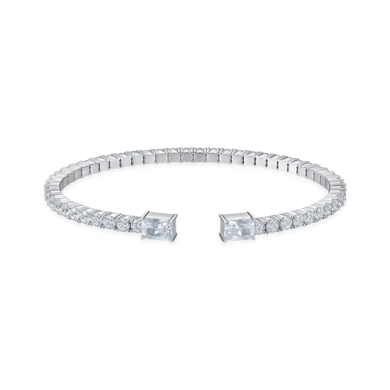 Multiple Spring Tennis Bangle Bracelet - APORRO