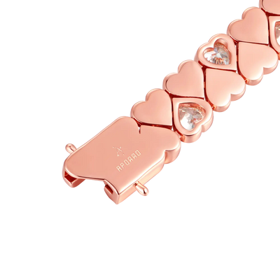 Moissanite Twinkle Heart Bracelet - 9mm