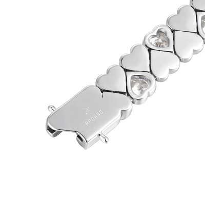 Moissanite Twinkle Heart Bracelet - 9mm