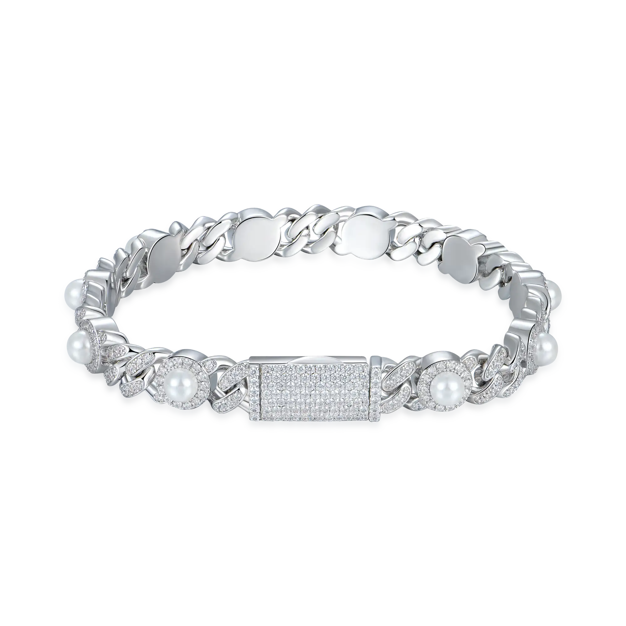 Perlen -Eiste kubanisches Armband - 8mm