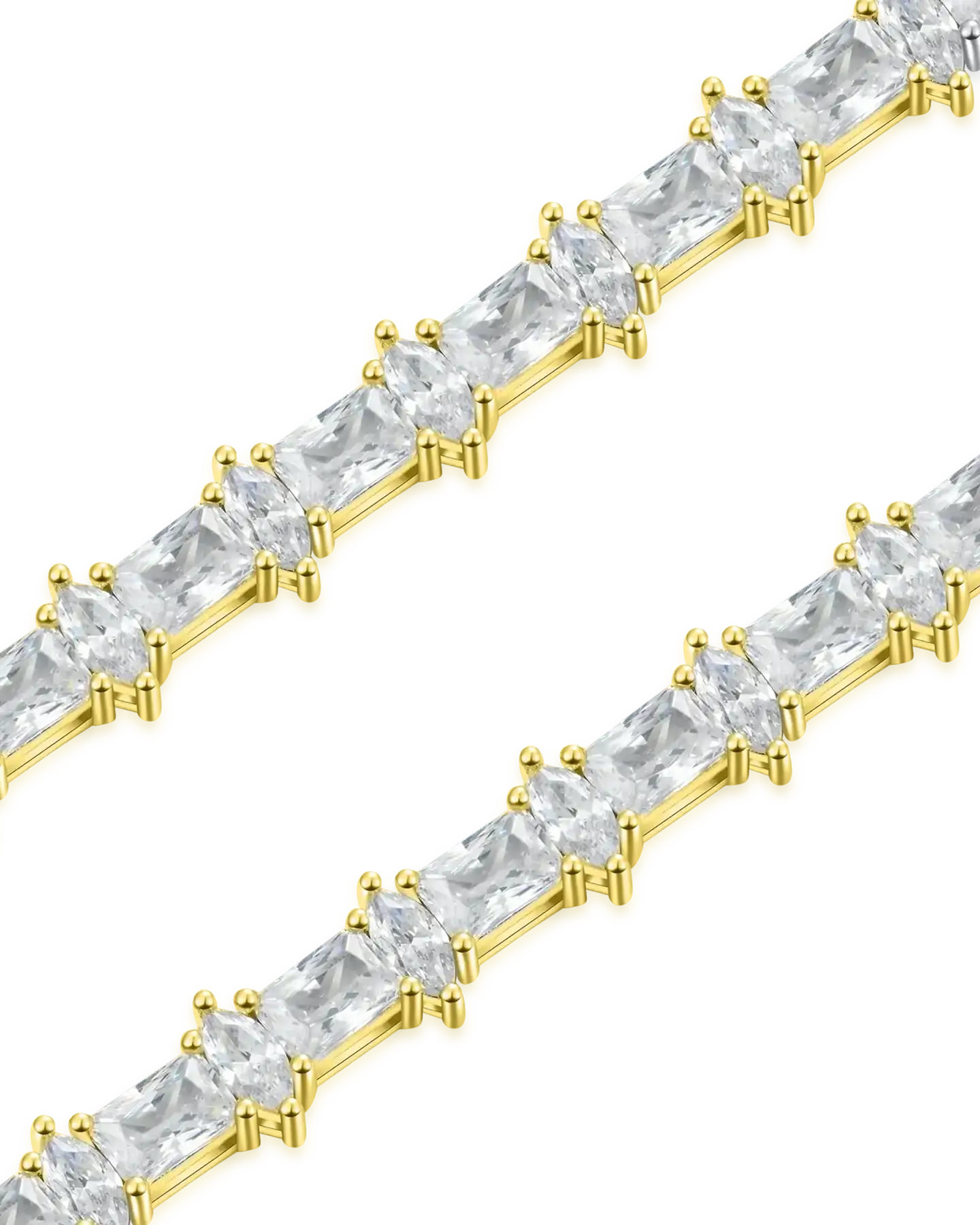 Refined Luster Tennis Bracelet - 6mm