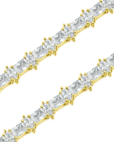 Refined Luster Tennis Bracelet - 6mm
