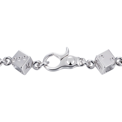 Moissanite Icon Dice Bracelet - 8mm