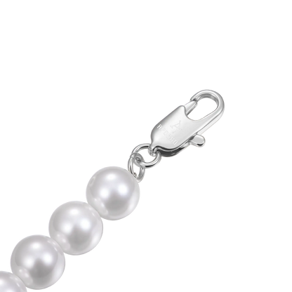 Pearl & Cuban Bracelet Set