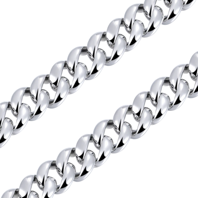 Pulsera Cubana Moissanita - 12mm