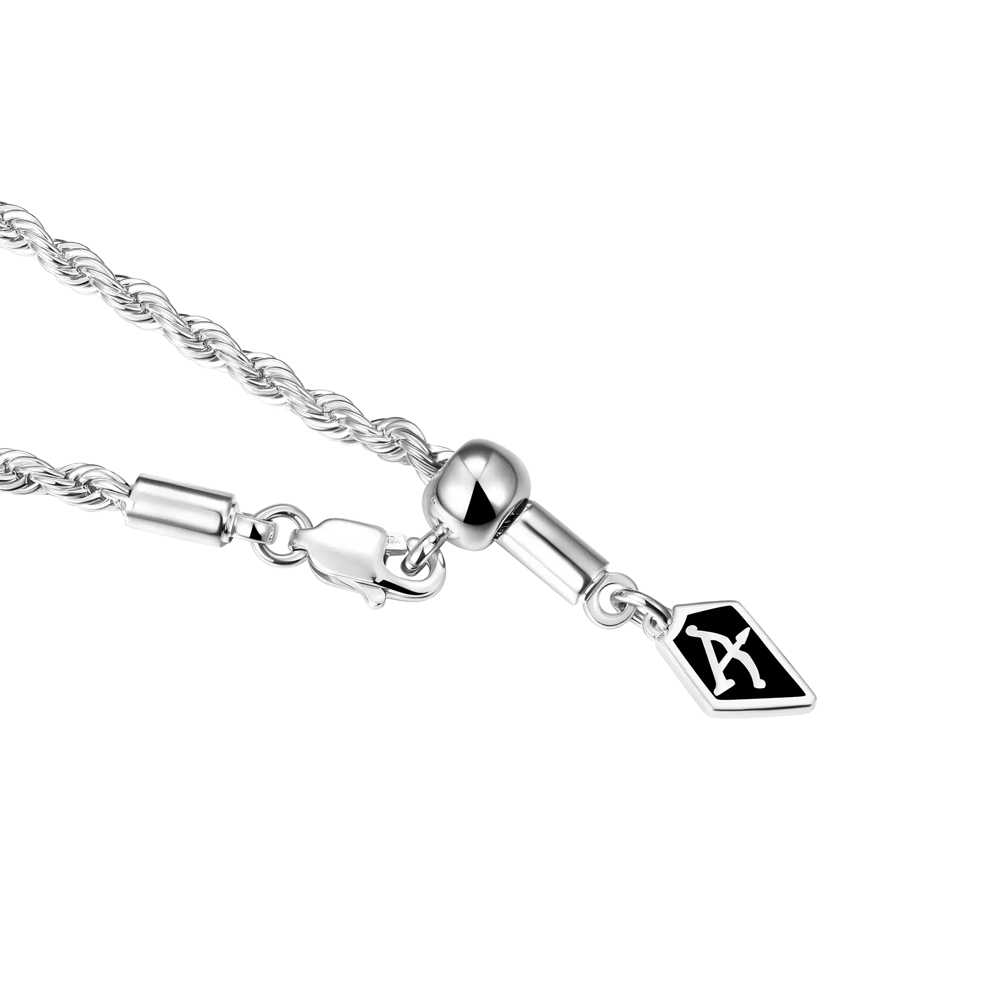 Women's Rope Chain - White Gold