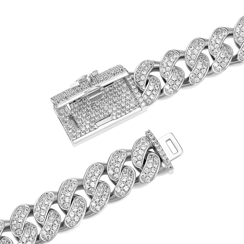 12mm Cuban Chian + 12mm Bracelet Set - APORRO