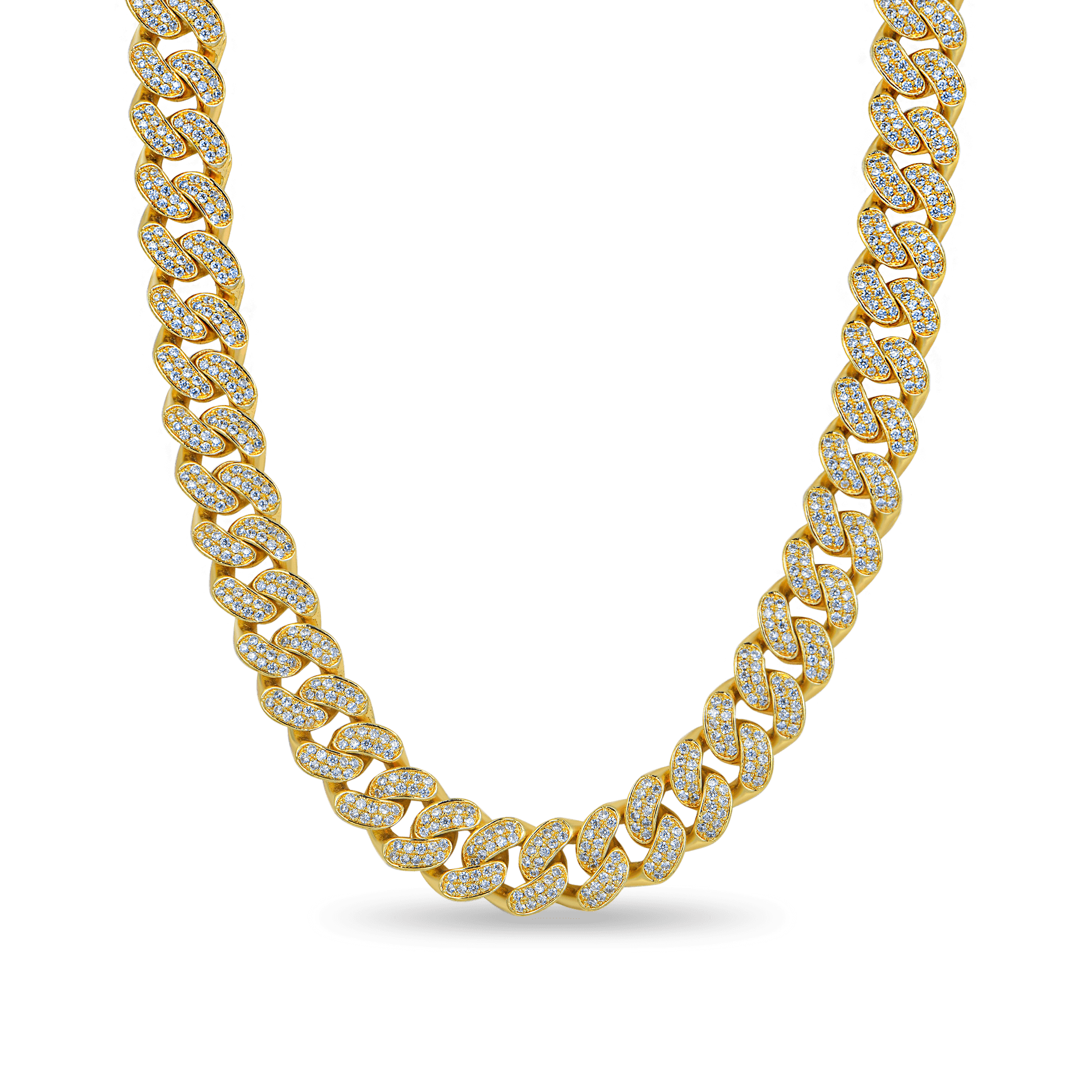 12mm A® Box Clasp Cuban Link Chain