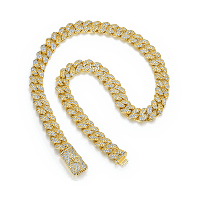 12 mm kubanische Gliederkette mit A®-Kastenverschluss