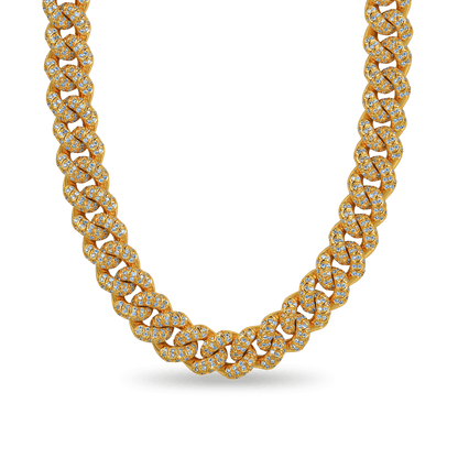 WONG Dragon Box Clasp Cuban Chain-Yellow Gold