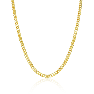5mm Brass Miami Micro Cuban Curb Chain