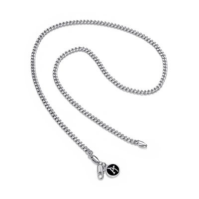 3.5mm&8mm Miami Micro Cuban Curb Chain - White Gold