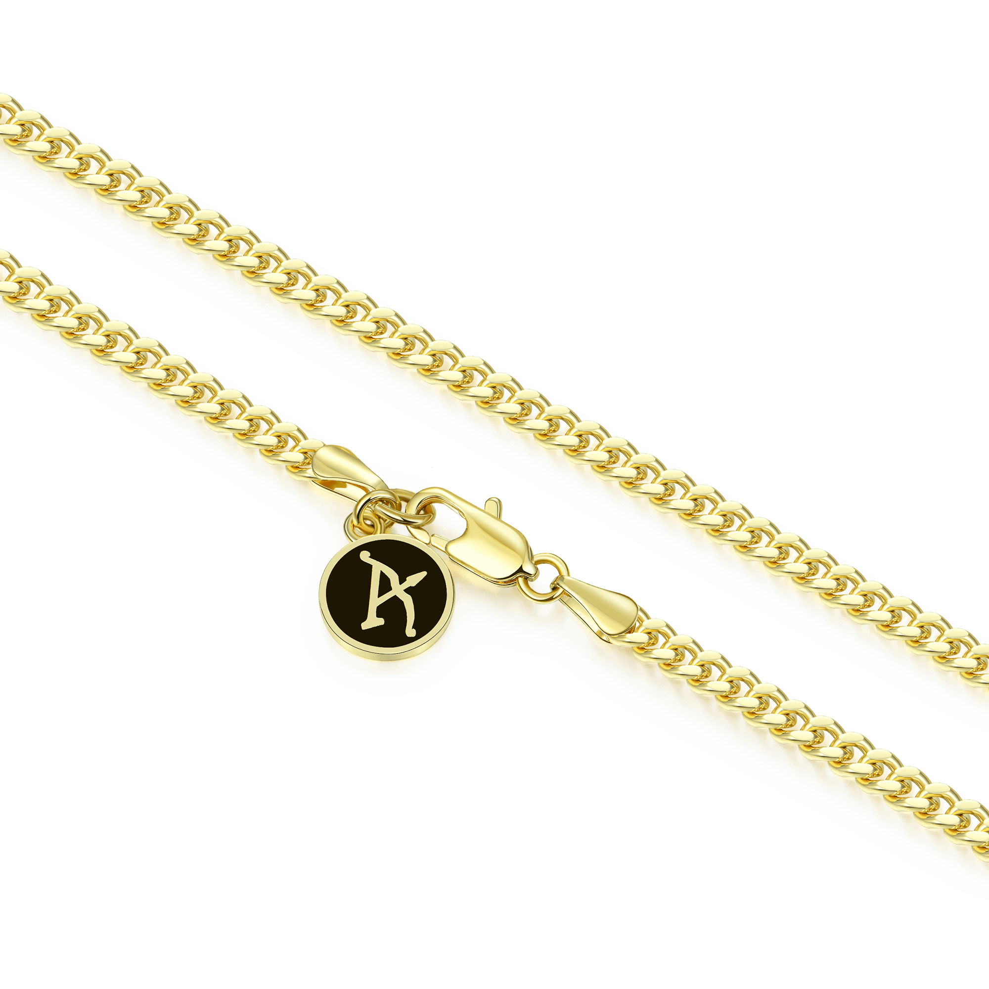 Cadena de bordillos micro cubanos de Miami - 3.5 mm