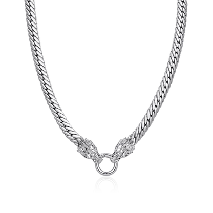 WONG Double Dragon Miami Cuban Chain & Wallet Chain - 8mm
