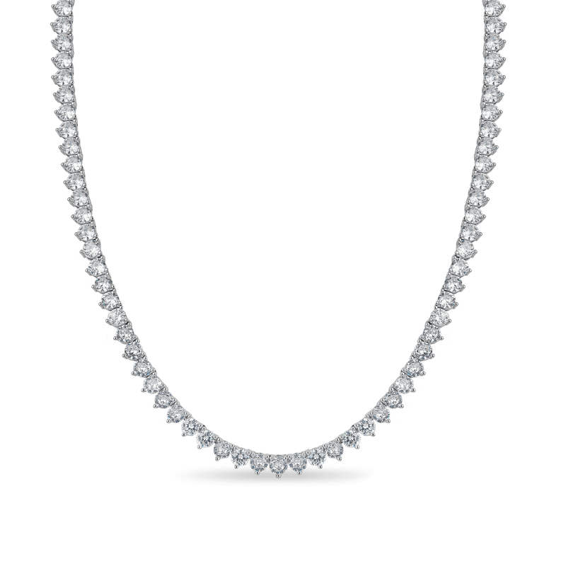 Iced 3-Prong Tennis Choker Chain - APORRO