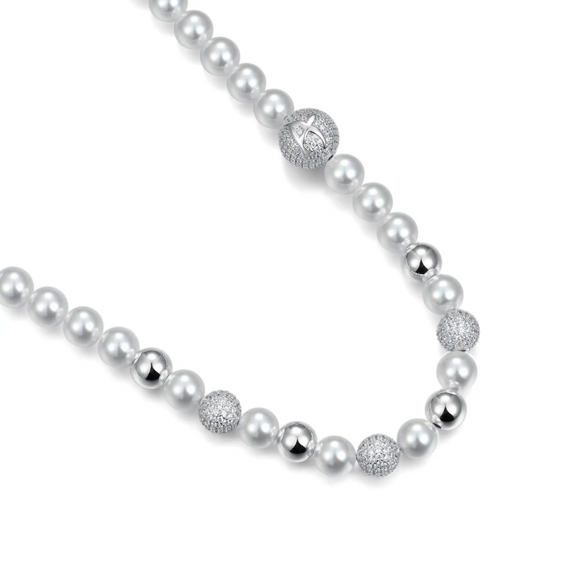 WONG Dragon Collier réglable en perles et perles de verre - APORRO