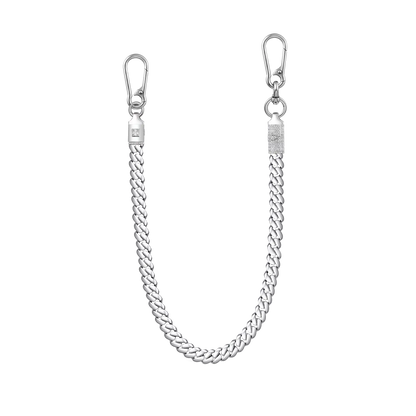 Catena cubana Miami solida moissanite - 12 mm - 12 mm