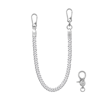 Catena cubana Miami solida moissanite - 12 mm - 12 mm