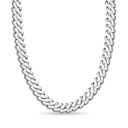 Collana Da Uomo Con Catena A Maglie Cubane Miami Pesante In - Foto 3