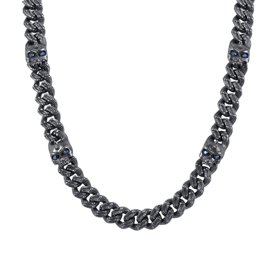 Kubanische X-Totenkopf-Kette – 10 mm